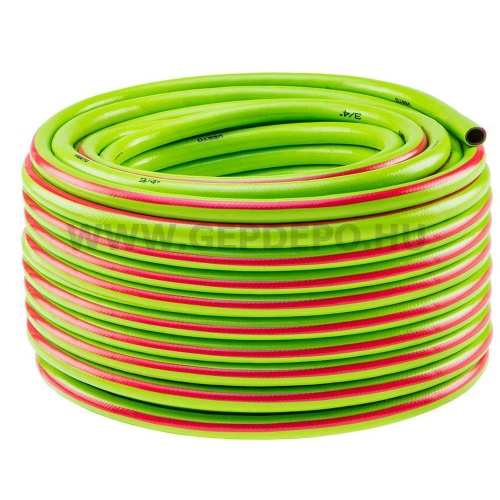 VERTO Locsolótömlő 50 m, 3/4", Professional: csomózódás, csavarodás védelem, UV álló