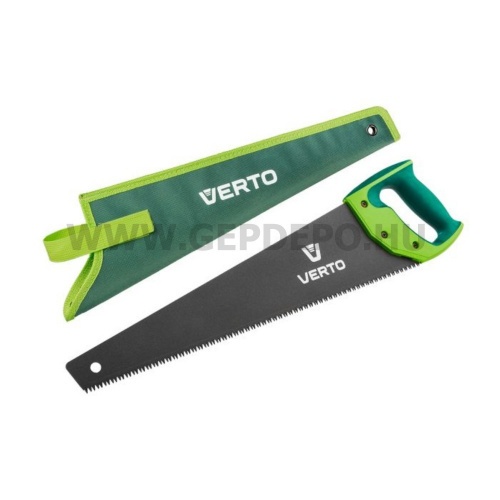 VERTO Kézifűrész 450mm, teflon bevonat, védőtokkal