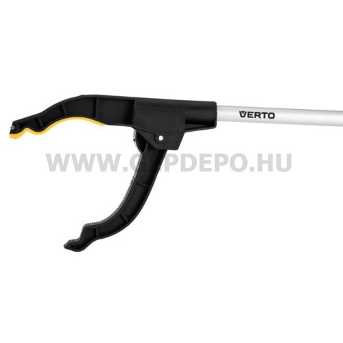 VERTO Szemétfelszedő csipesz, rugós, forgófejes, 76cm