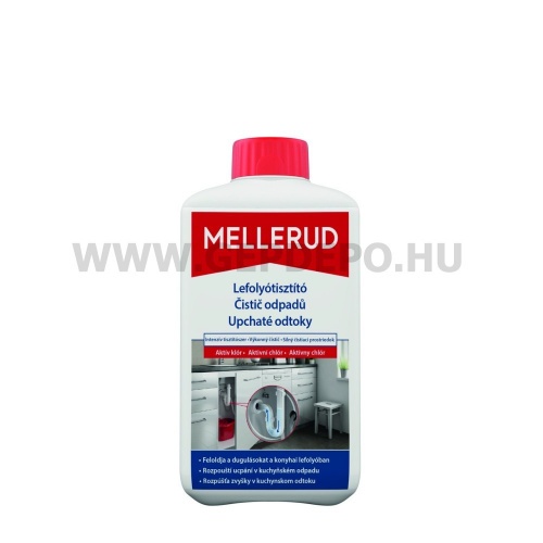 Mellerud Lefolyótisztító intenzív tisztítószer aktív klór 1.0 l