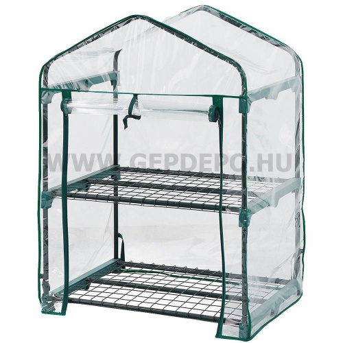 NEO Növényház 69 x 49 x 95cm, PVC fólia, fémszerkezet