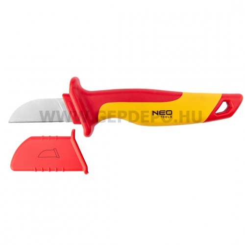 NEO TOOLS kábelvágó kés 1000V, 190mm, szigetelt, egyenes penge