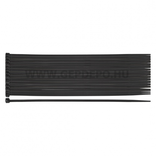 NEO TOOLS kábelkötegelő, gyorskötöző, extreme, uv álló, fekete, 2,5x150mm, 100db/cs