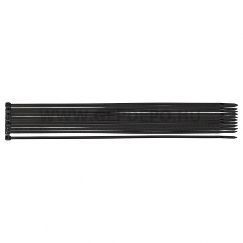 NEO TOOLS kábelkötegelő, gyorskötöző, extreme, uv álló, fekete, 3,6x300mm, 20db/cs