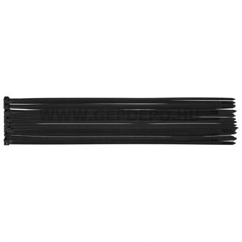 NEO TOOLS kábelkötegelő, gyorskötöző, extreme, uv álló, fekete, 7,6x500mm, 50db/cs