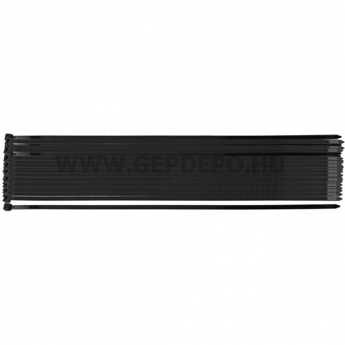 NEO TOOLS kábelkötegelő, gyorskötöző, extreme, uv álló, fekete, 9,0x650mm, 50db/cs