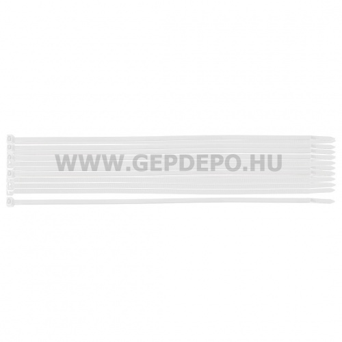 NEO TOOLS kábelkötegelő, gyorskötöző, extreme, uv álló, fehér, 3,6x150mm, 20db/cs