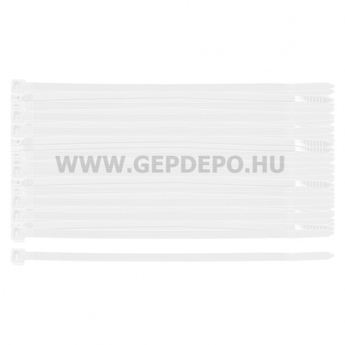NEO TOOLS kábelkötegelő, gyorskötöző, extreme, uv álló, fehér, 4,8x150mm, 100db/cs