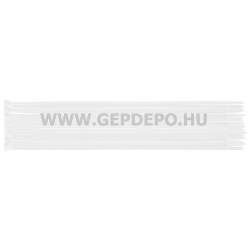 NEO TOOLS kábelkötegelő, gyorskötöző, extreme, uv álló, fehér, 7,6x500mm, 50db/cs