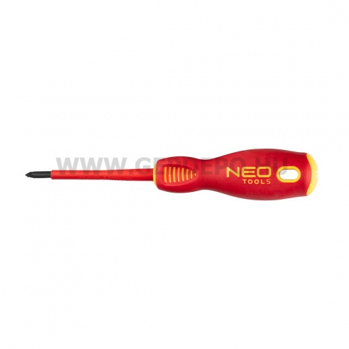 NEO TOOLS csavarhúzó SL/PZ1 80mm, 1000V, szigetelt