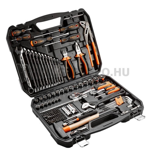 NEO TOOLS általános szerszámkészlet 143 részes