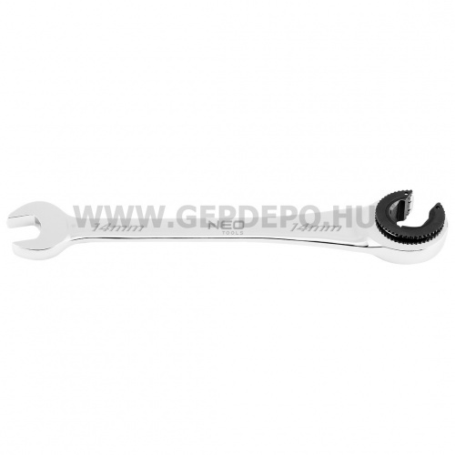 NEO TOOLS racsnis csillag-villáskulcs, félig nyitott, 14mm