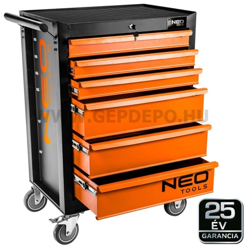 NEO TOOLS szerszámkocsi 6 fiókkal