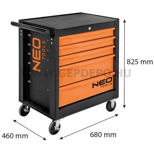 NEO TOOLS szerszámkocsi 5 fiókkal