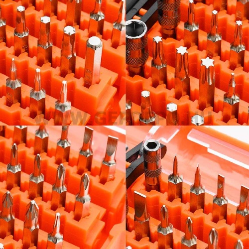 NEO TOOLS műszerész, precíziós csavarhúzókészlet 45 részes