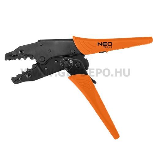 NEO TOOLS krimpelő-, kábelsarufogó 1,72-8,1mm2 antennasarukhoz