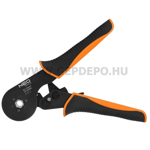 NEO TOOLS krimpelő-, érvéghüvelyfogó, hatszög pofa, 0.1 -1 6mm2