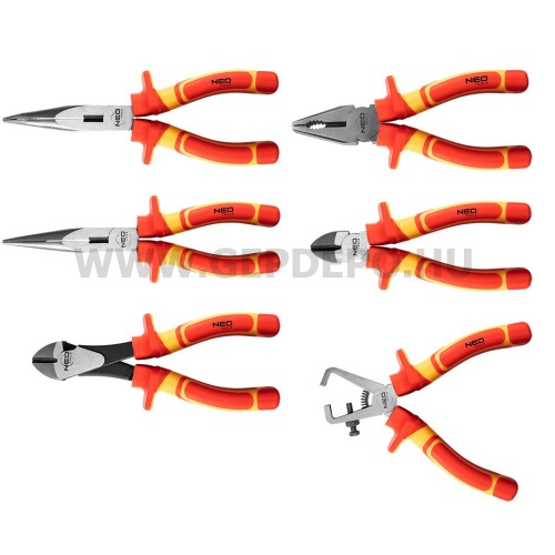 NEO TOOLS szerszámkészlet villanyszerelőknek hátizsákban, 31 részes