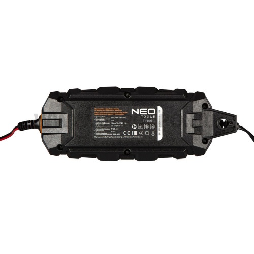 NEO TOOLS Automatikus akkumulátortöltő 4A / 70W, 3-120AH, SAVAS/AGM/GEL akkumulátorokhoz