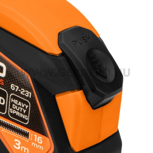 NEO TOOLS autostop mágneses mérőszalag 10m/25mm
