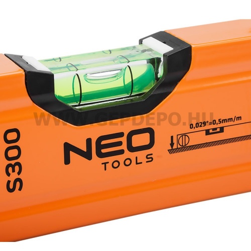 NEO TOOLS alumínium vízmérték 3 libellás 40cm