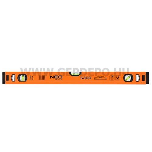 NEO TOOLS alumínium vízmérték 3 libellás 60cm