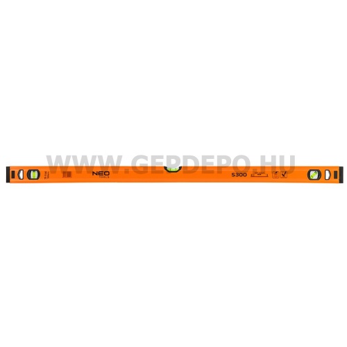 NEO TOOLS alumínium vízmérték 3 libellás 100cm