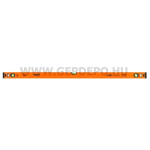NEO TOOLS alumínium vízmérték 3 libellás 120cm