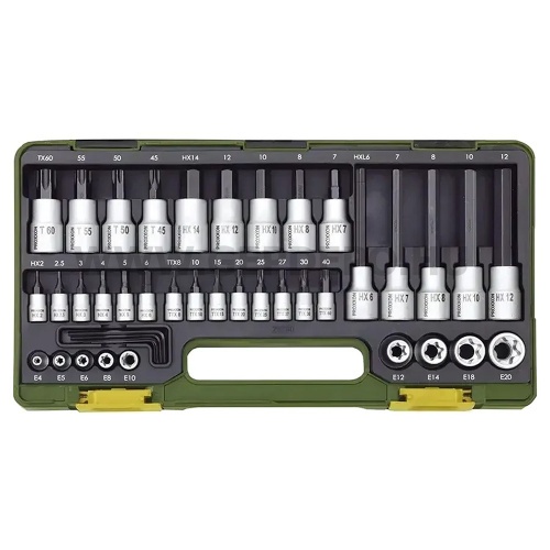 PROXXON Torx/Imbusz dugókulcs készlet 1/4",1/2", 42db-os (23290)
