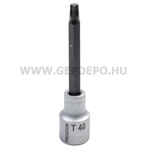 PROXXON Torx dugókulcs bitfejjel 1/2", TX40x100mm (23495)