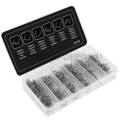 NEO TOOLS műanyagjavító kapocs készlet 10 darabos