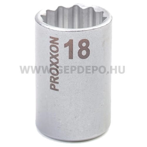 PROXXON Dugókulcs 1/2", rövid, 12lapú, 18mm (23311)