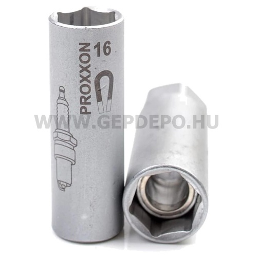 PROXXON Gyújtógyertya dugókulcs 1/2", mágneses, 16mm (23392)