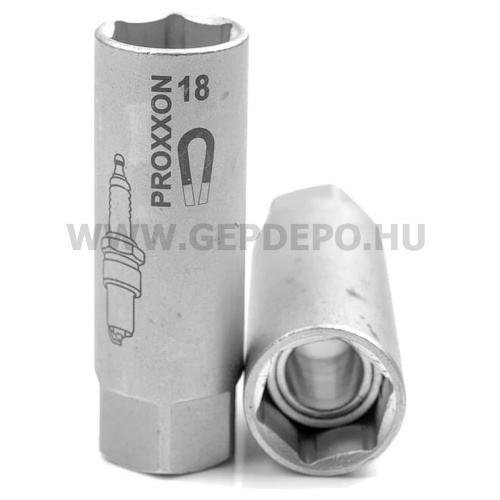 PROXXON Gyújtógyertya dugókulcs 1/2", mágneses, 18mm (23394)
