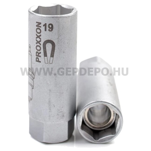 PROXXON Gyújtógyertya dugókulcs 1/2", mágneses, 19mm (23395)