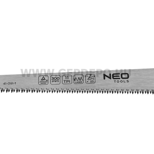 NEO TOOLS lyukfűrész 300mm 11TPI