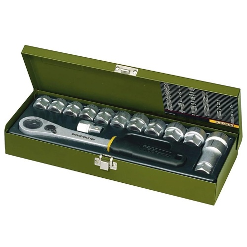 PROXXON Dugókulcs készlet 1/2", 13-27mm, 14db-os (23604)