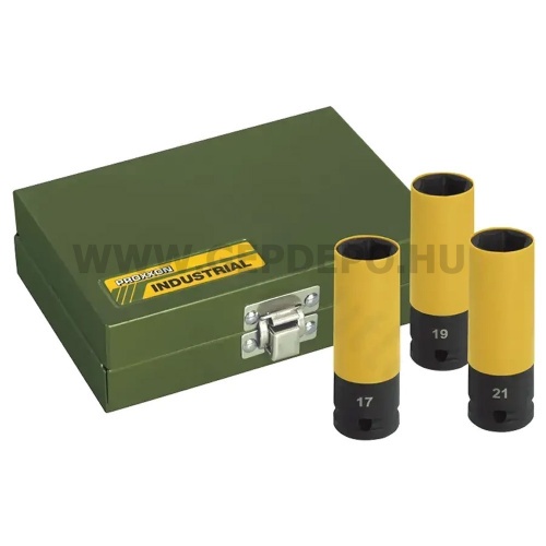 PROXXON Üthető dugókulcs készlet kerékhez 1/2", 17-19-21/85mm, 3db-os (23938)