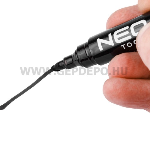 NEO TOOLS fekete jelölőfilc, vastag hegyű