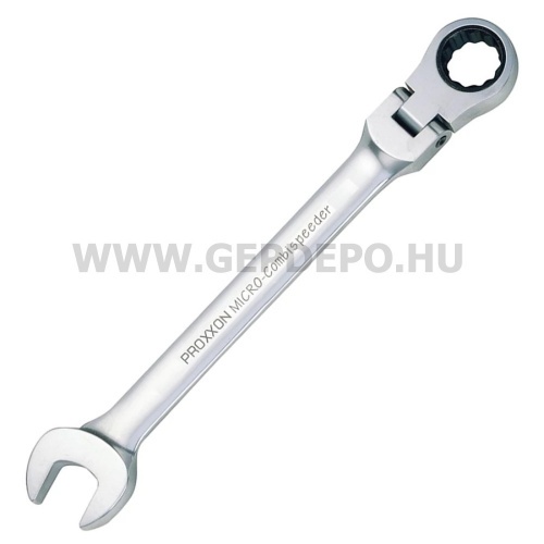 PROXXON Micro-Combispeeder Racsnis csillag-villáskulcs hajlítható fejjel, 19mm (23056)