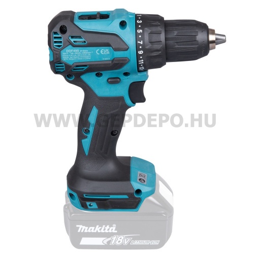 Makita DDF490Z fúró-csavarbehajtó géptest 18V LXT BL XPT