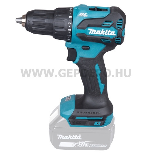 Makita DHP490Z ütvefúró-csavarbehajtó géptest 18V LXT BL XPT