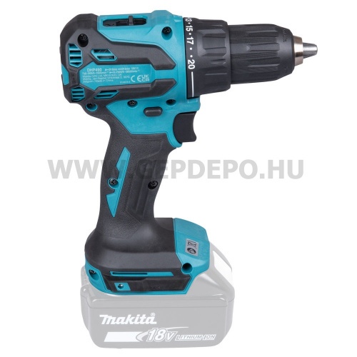 Makita DHP490Z ütvefúró-csavarbehajtó géptest 18V LXT BL XPT