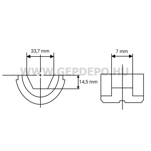 Makita hatszögletű krimpelő szerszámkészlet K34