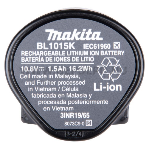 Makita BL1015 Li-ion akkumulátor 10,8V 12V max 1,5Ah