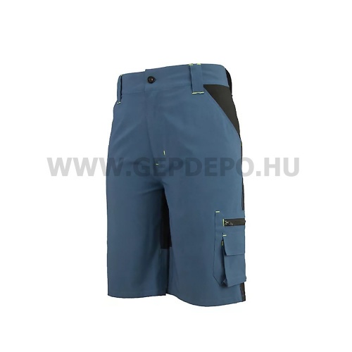 Rövidnadrág Urgent-602 softshell petrol kék-fekete 50