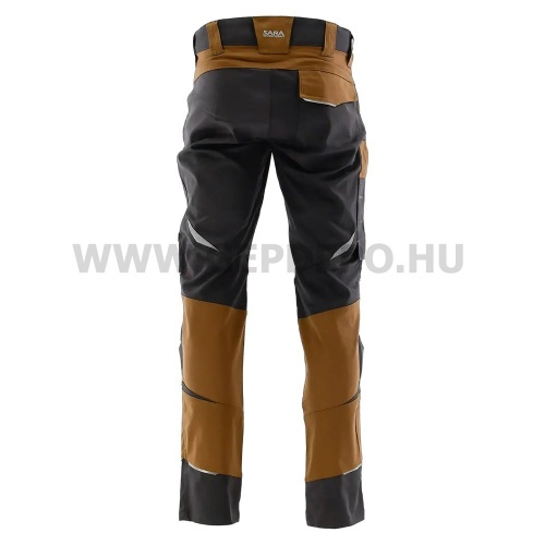 Deréknadrág Sara Cottonflex s.szürke/barna 52-es