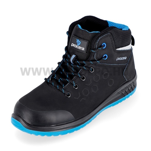 Procera Aster S3 munkavédelmi bakancs, fekete/kék - 40