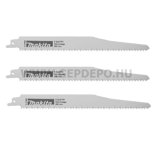 Makita bimetál orrfűrészlap BONTÁSHOZ, Z10-14, 150 mm - 3 db