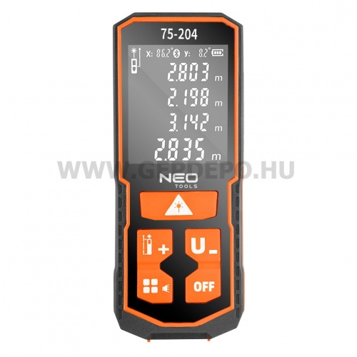 NEO TOOLS lézeres távolságmérő 60 méteres hatótáv